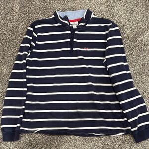 Vineyard Vines Target collaboration. Navy and White Striped Sweatshirt